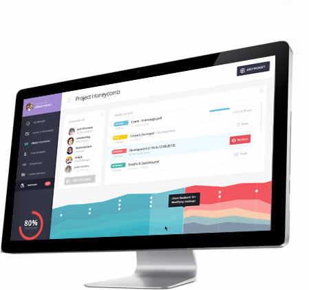 Um Monitor Exibindo um Sistema