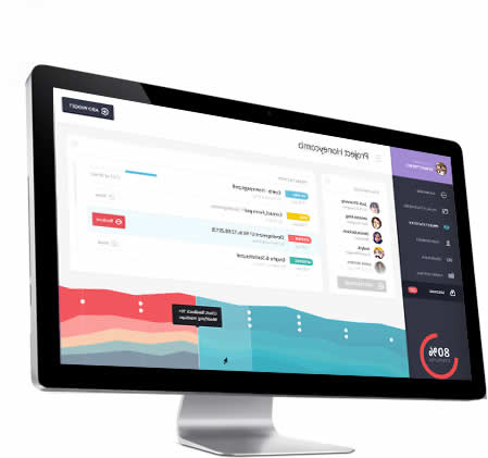Um Monitor Exibindo um Sistema